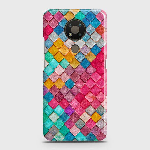 Nokia 3.4 Cover - Chic Colorful Mermaid Printed Hard Case with Life Time Colors Guarantee (Fast Delivery)