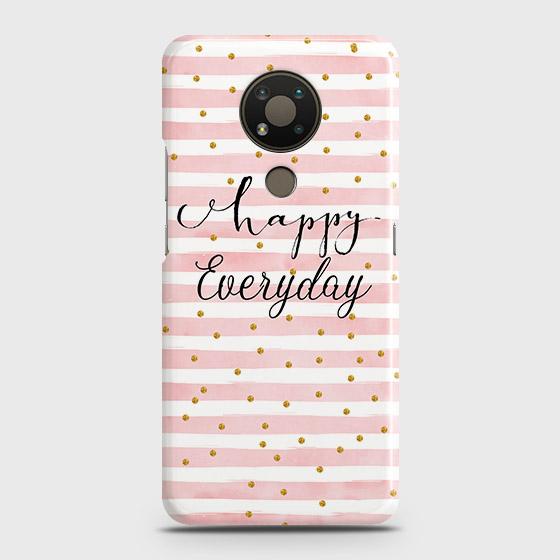 Nokia 3.4 Cover - Trendy Happy Everyday Printed Hard Case with Life Time Colors Guarantee ( Fast Delivery )