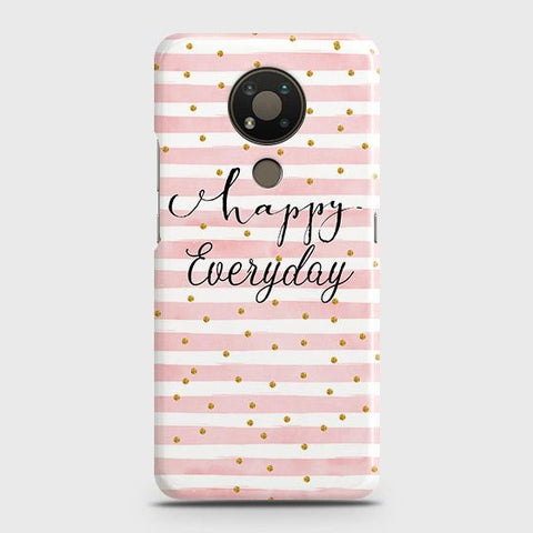 Nokia 3.4 Cover - Trendy Happy Everyday Printed Hard Case with Life Time Colors Guarantee ( Fast Delivery )