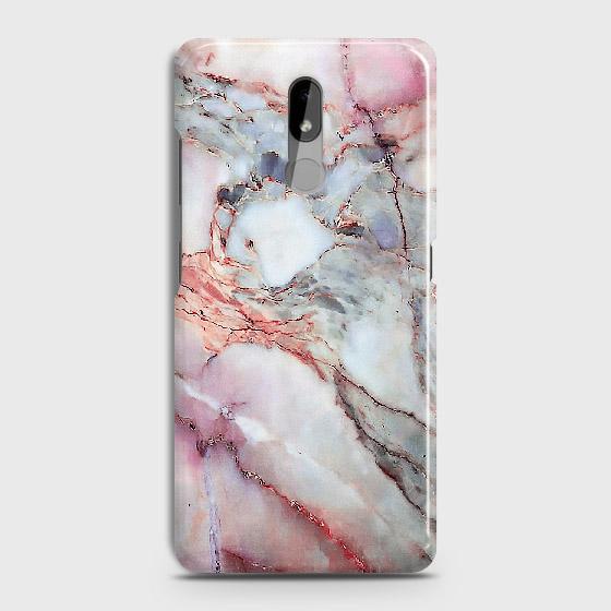Nokia 3.2 Cover - Violet Sky Marble Trendy Printed Hard Case with Life Time Colors Guarantee