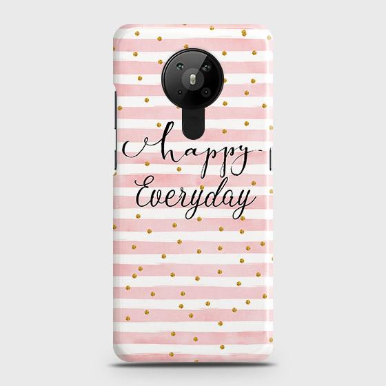 Nokia 5.3 Cover - Trendy Happy Everyday Printed Hard Case with Life Time Colors Guarantee