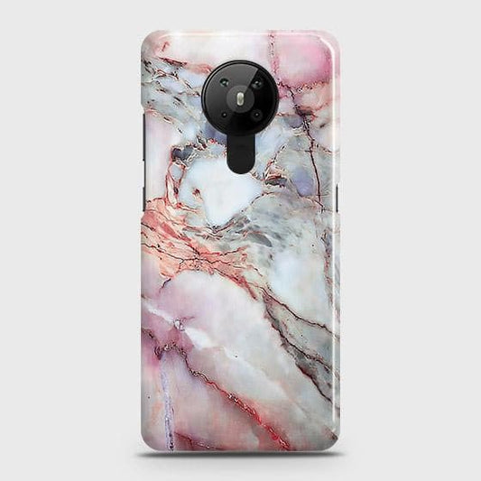 Nokia 5.3 Cover - Violet Sky Marble Trendy Printed Hard Case with Life Time Colors Guarantee
