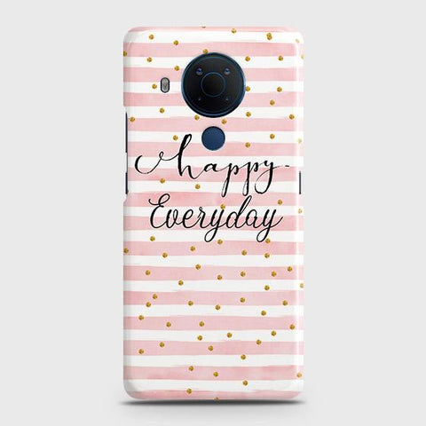 Nokia 5.4 Cover - Trendy Happy Everyday Printed Hard Case with Life Time Colors Guarantee   b46