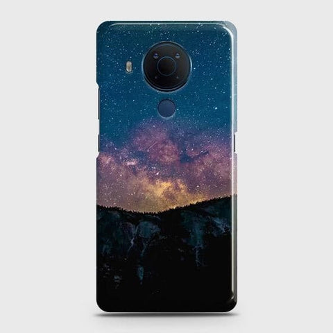 Nokia 5.4 Cover - Matte Finish - Embrace Dark Galaxy  Trendy Printed Hard Case with Life Time Colors Guarantee