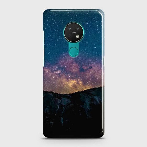 Nokia 6.2 Cover - Matte Finish - Embrace Dark Galaxy  Trendy Printed Hard Case with Life Time Colors Guarantee