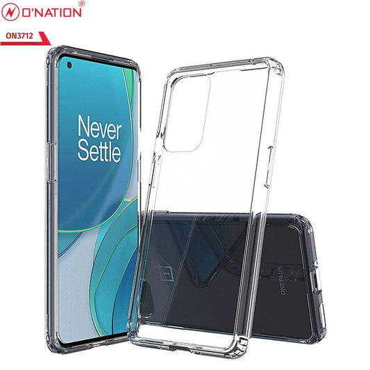 OnePlus 9 Pro Cover  - ONation Crystal Series - Premium Quality Clear Case No Yellowing Back With Smart Shockproof Cushions
