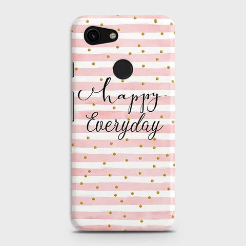 Google Pixel 3a XL Cover - Matte Finish - Trendy Happy Everyday Printed Hard Case with Life Time Colors Guarantee