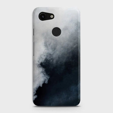 Google Pixel 3a XL Cover - Matte Finish - Trendy White Floor Marble Printed Hard Case with Life Time Colors Guarantee