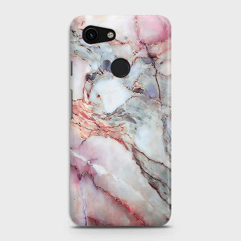 Google Pixel 3a XL Cover - Matte Finish - Violet Sky Marble Trendy Printed Hard Case with Life Time Colors Guarantee