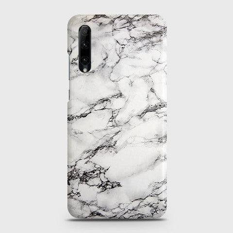 Honor 30i Cover - Matte Finish - Trendy White Floor Marble Printed Hard Case with Life Time Colors Guarantee