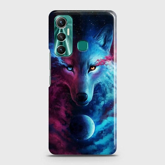Infinix Hot 11 Cover - Infinity Wolf Trendy Printed Hard Case with Life Time Colors Guarantee