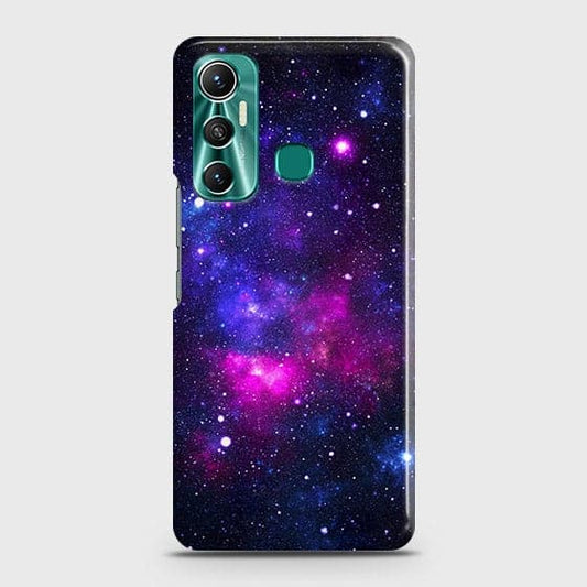 Infinix Hot 11 Cover - Dark Galaxy Stars Modern Printed Hard Case with Life Time Colors Guarantee