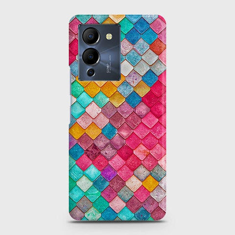 Infinix Note 12 G96 Cover - Chic Colorful Mermaid Printed Hard Case with Life Time Colors Guarantee