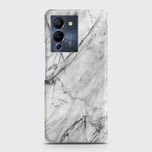 Infinix Note 12 G96 Cover - Matte Finish - Trendy White Marble Printed Hard Case with Life Time Colors Guarantee