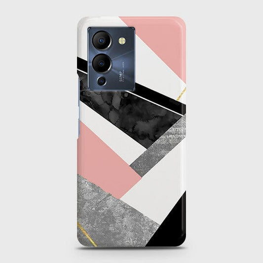 Infinix Note 12 G96 Cover - Matte Finish - Geometric Luxe Marble Trendy Printed Hard Case with Life Time Colors Guarantee