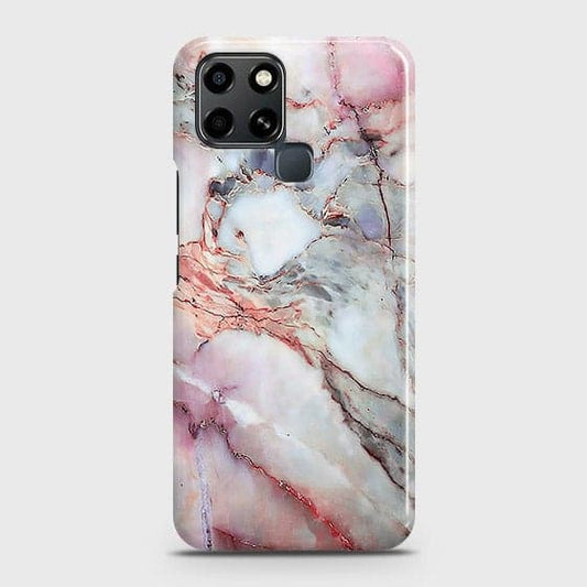 Infinix Smart 6 Cover - Violet Sky Marble Trendy Printed Hard Case with Life Time Colors Guarantee