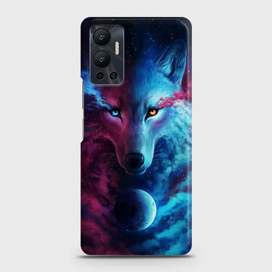 Infinix Hot 12 Cover - Infinity Wolf Trendy Printed Hard Case with Life Time Colors Guarantee