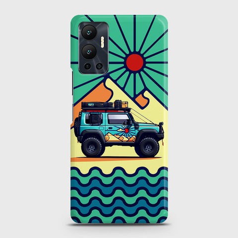 Infinix Hot 12 Cover - Adventure Series - Matte Finish - Snap On Hard Case with LifeTime Colors Guarantee