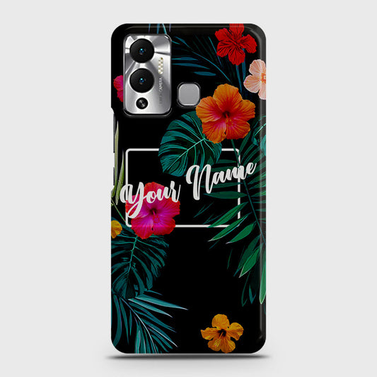 Infinix Hot 12 Play Cover - Floral Series - Matte Finish - Snap On Hard Case with LifeTime Colors Guarantee