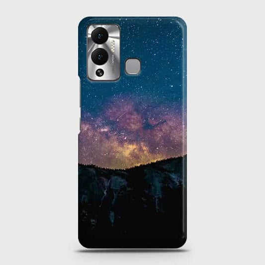 Infinix Hot 12 Play Cover - Embrace Dark Galaxy  Trendy Printed Hard Case with Life Time Colors Guarantee