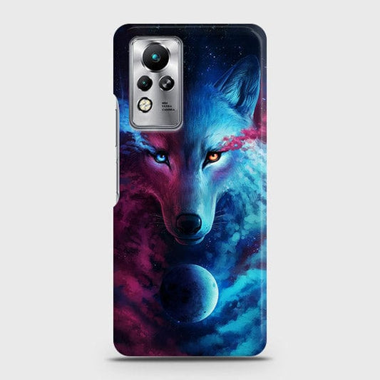 Infinix Note 11 Cover - Infinity Wolf Trendy Printed Hard Case with Life Time Colors Guarantee
