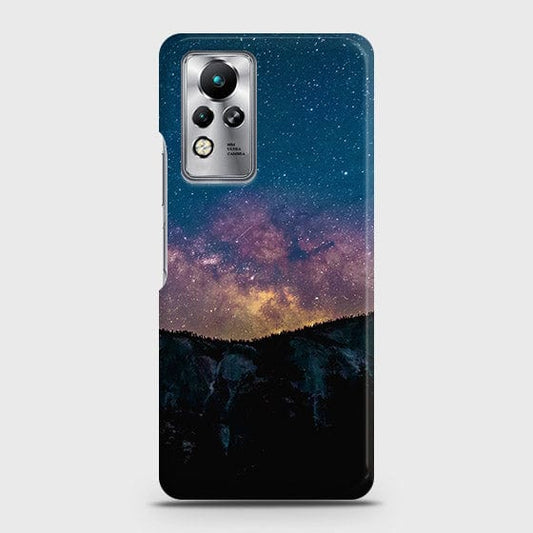 Infinix Note 11 Cover - Embrace Dark Galaxy  Trendy Printed Hard Case with Life Time Colors Guarantee