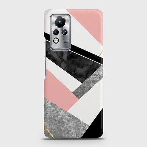 Infinix Note 11 Cover - Geometric Luxe Marble Trendy Printed Hard Case with Life Time Colors Guarantee