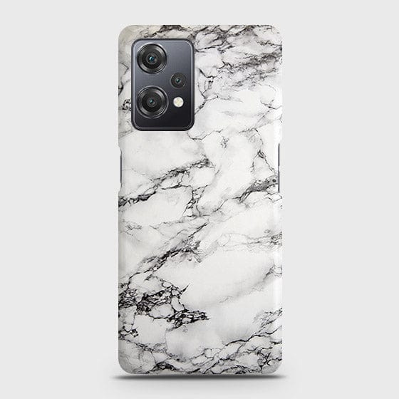 OnePlus Nord CE 2 Lite 5G  Cover - Matte Finish - Trendy White Floor Marble Printed Hard Case with Life Time Colors Guarantee