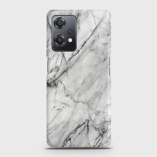 OnePlus Nord CE 2 Lite 5G  Cover - Matte Finish - Trendy White Marble Printed Hard Case with Life Time Colors Guarantee