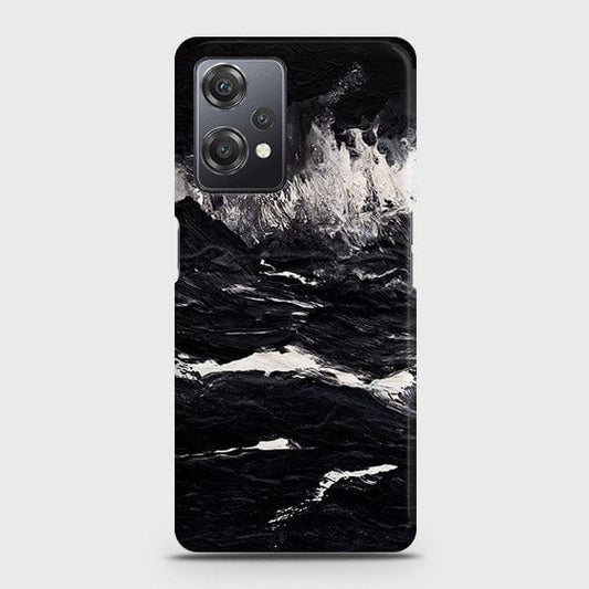 OnePlus Nord CE 2 Lite 5G  Cover - Black Ocean Marble Trendy Printed Hard Case with Life Time Colors Guarantee