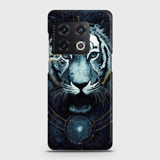 OnePlus 10 Pro Cover - Vintage Galaxy Tiger Printed Hard Case with Life Time Colors Guarantee ( Fast Delivery )