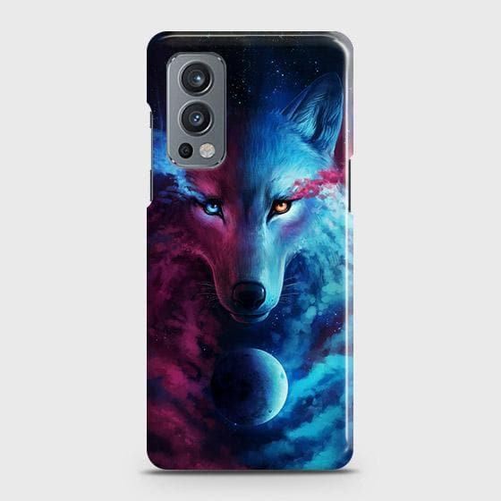 Oneplus Nord 2 Cover - Infinity Wolf Trendy Printed Hard Case with Life Time Colors Guarantee