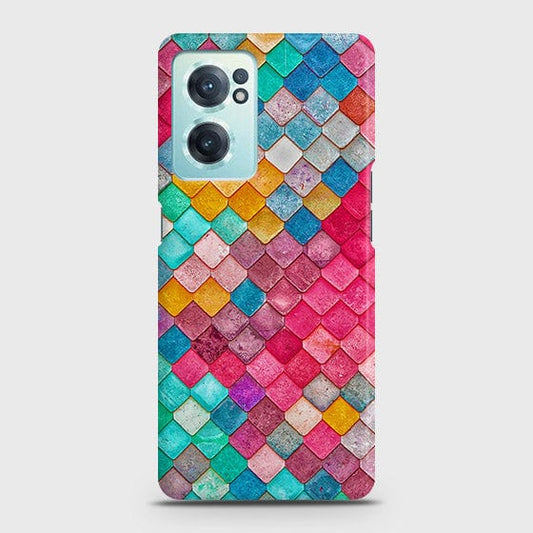 OnePlus Nord CE 2 5G Cover - Chic Colorful Mermaid Printed Hard Case with Life Time Colors Guarantee