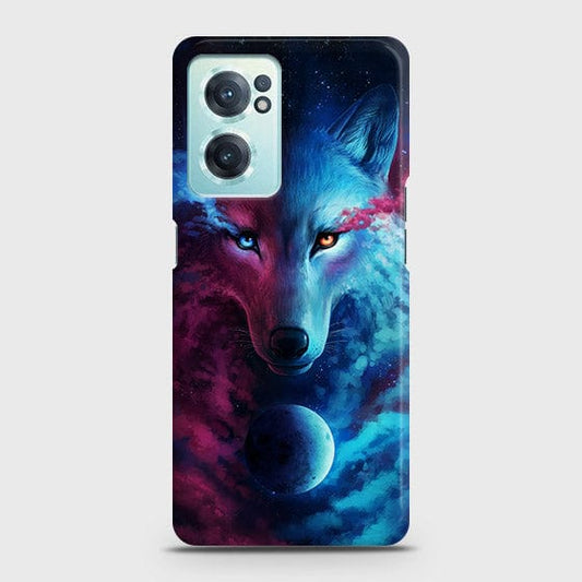 OnePlus Nord CE 2 5G Cover - Infinity Wolf Trendy Printed Hard Case with Life Time Colors Guarantee