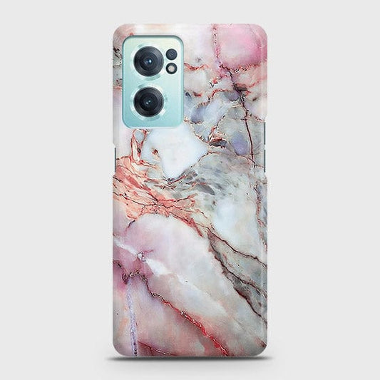 OnePlus Nord CE 2 5G Cover - Violet Sky Marble Trendy Printed Hard Case with Life Time Colors Guarantee
