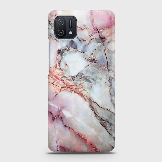 Oppo A16K Cover - Violet Sky Marble Trendy Printed Hard Case with Life Time Colors Guarantee