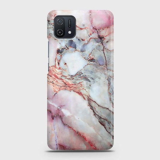Oppo A16K Cover - Violet Sky Marble Trendy Printed Hard Case with Life Time Colors Guarantee