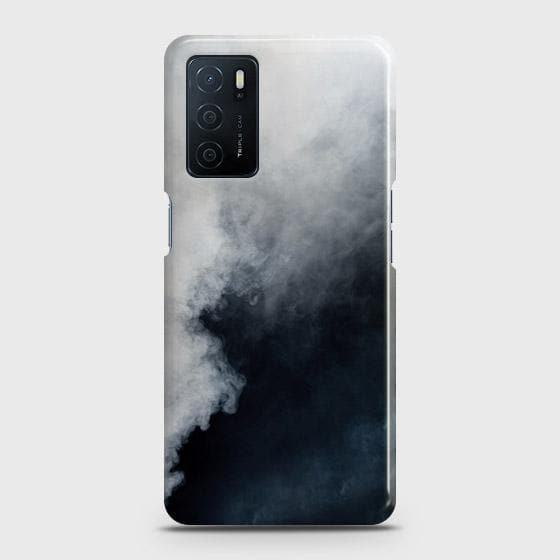 Oppo A55 5G Cover - Matte Finish - Trendy White Floor Marble Printed Hard Case with Life Time Colors Guarantee ( Fast Delivery )
