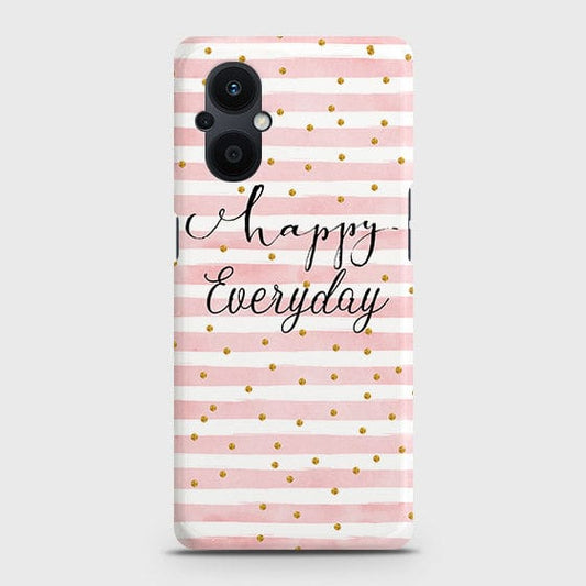 Oppo F21 Pro 5G Cover - Trendy Happy Everyday Printed Hard Case with Life Time Colors Guarantee