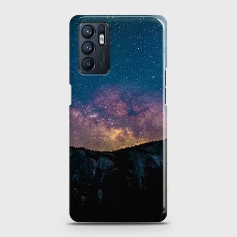 Oppo Reno 6 4G Cover - Matte Finish - Embrace Dark Galaxy  Trendy Printed Hard Case with Life Time Colors Guarantee (Fast Delivery)(U)