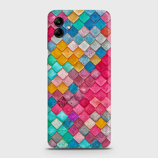 Samsung Galaxy A04 Cover - Chic Colorful Mermaid Printed Hard Case with Life Time Colors Guarantee