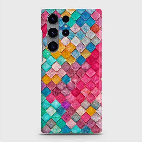 Samsung Galaxy S23 Ultra 5G Cover - Chic Colorful Mermaid Printed Hard Case with Life Time Colors Guarantee