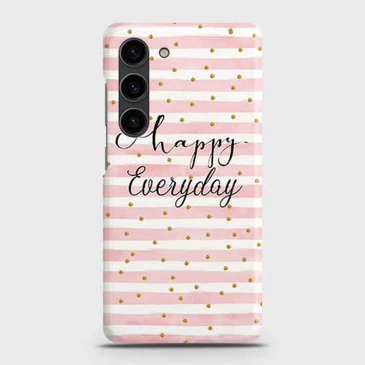 Samsung Galaxy S23 5G Cover - Trendy Happy Everyday Printed Hard Case with Life Time Colors Guarantee
