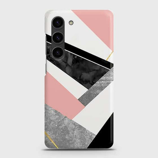 Samsung Galaxy S23 Plus 5G Cover - Geometric Luxe Marble Trendy Printed Hard Case with Life Time Colors Guarantee