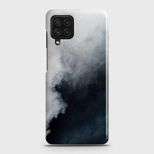 Samsung Galaxy A22 4G Cover - Matte Finish - Trendy White Floor Marble Printed Hard Case with Life Time Colors Guarantee