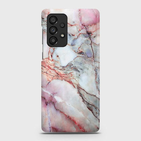 Samsung Galaxy A23 Cover - Violet Sky Marble Trendy Printed Hard Case with Life Time Colors Guarantee ( Fast Delivery )