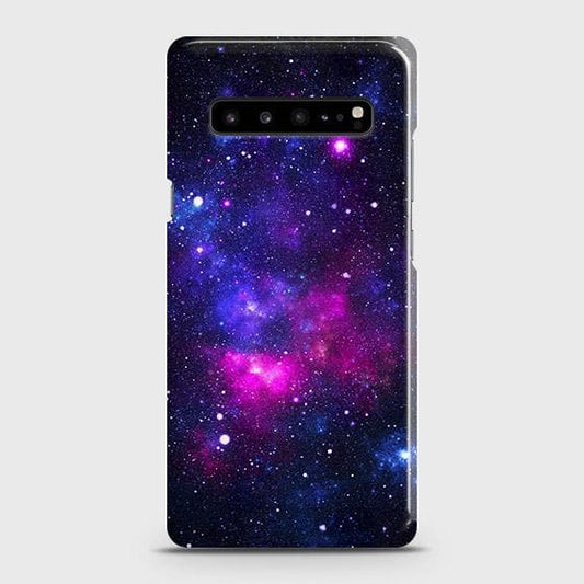 Samsung Galaxy S10 5G Cover - Dark Galaxy Stars Modern Printed Hard Case with Life Time Colors Guarantee b68  b-71