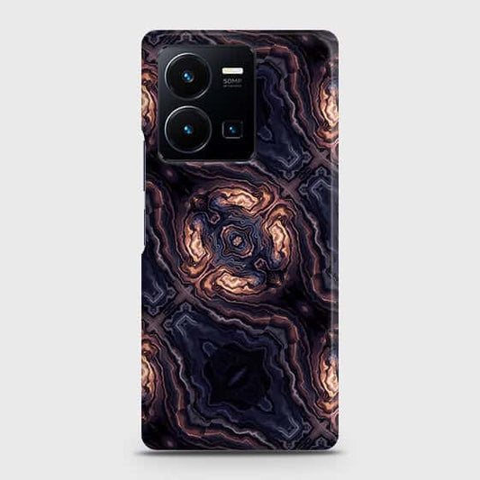 Vivo Y35 4G Cover - Source of Creativity Trendy Printed Hard Case with Life Time Colors Guarantee