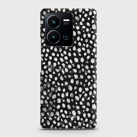 Vivo Y35 4G Cover - Bold Dots Series - Matte Finish - Snap On Hard Case with LifeTime Colors Guarantee