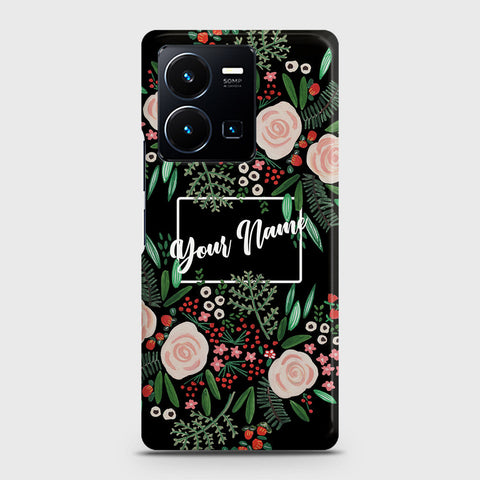 Vivo Y35 4G Cover - Floral Series - Matte Finish - Snap On Hard Case with LifeTime Colors Guarantee